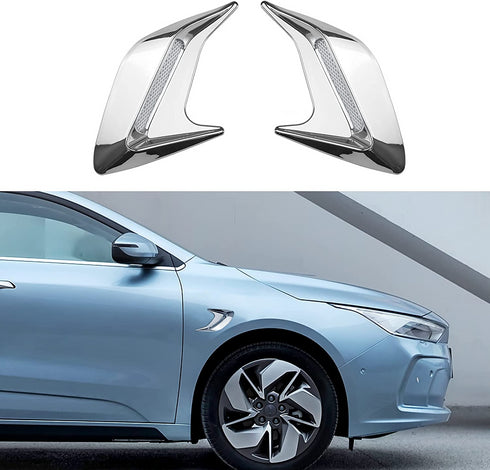 2Pc Car Air Flow Intake Side Vent Hood Cover.